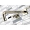 Kingston Brass KS6026CKL Wall Mount Tub Faucet, Polished Nickel KS6026CKL - alternate 6
